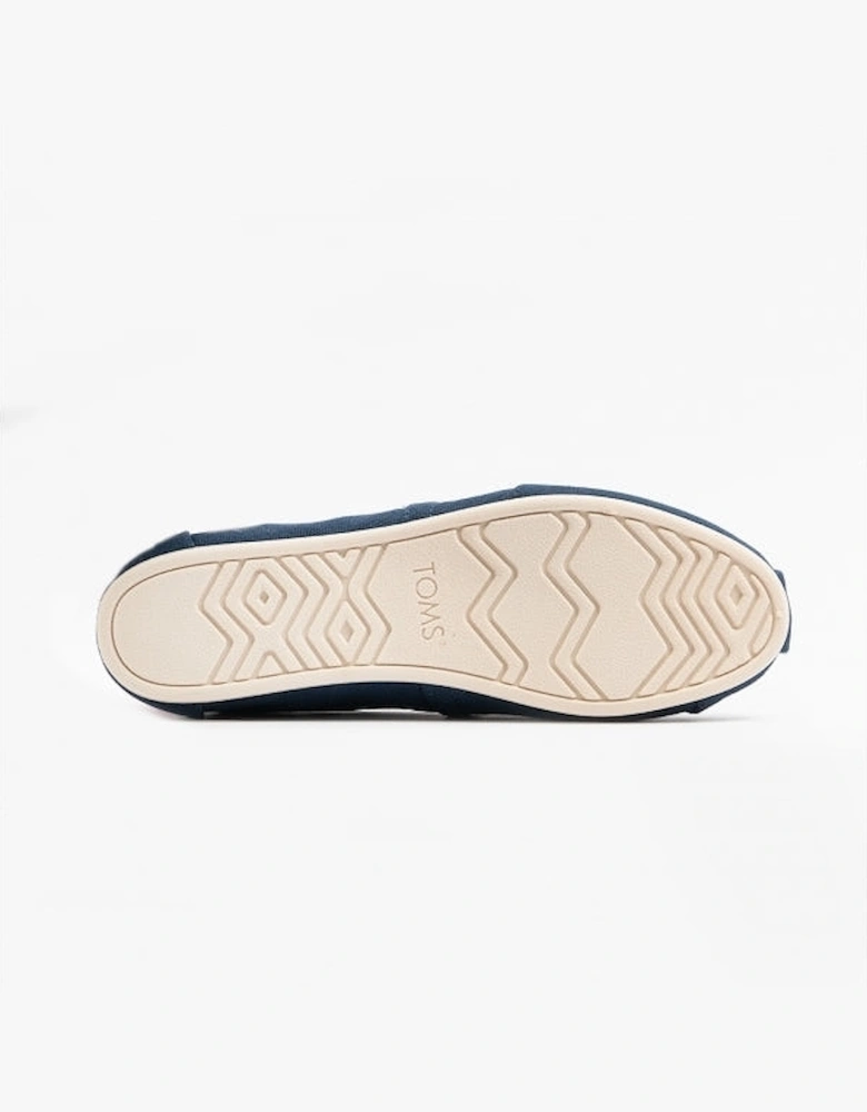 ALPARGATA Womens Cotton Espadrille Navy