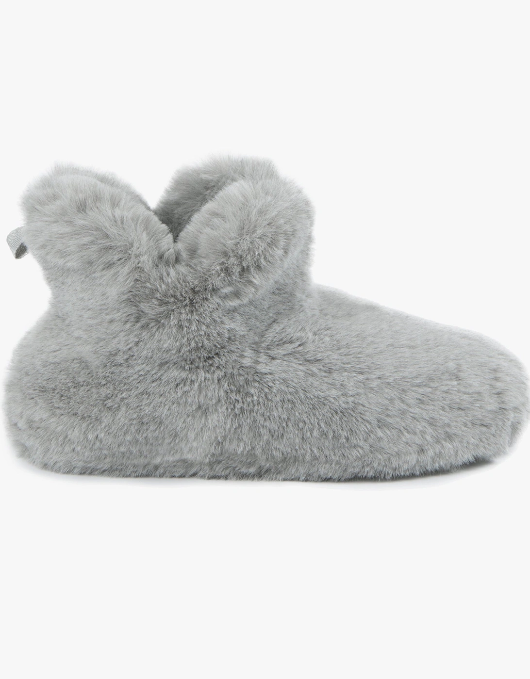 FAUX FUR Boot Slippers Womens Grey, 9 of 8