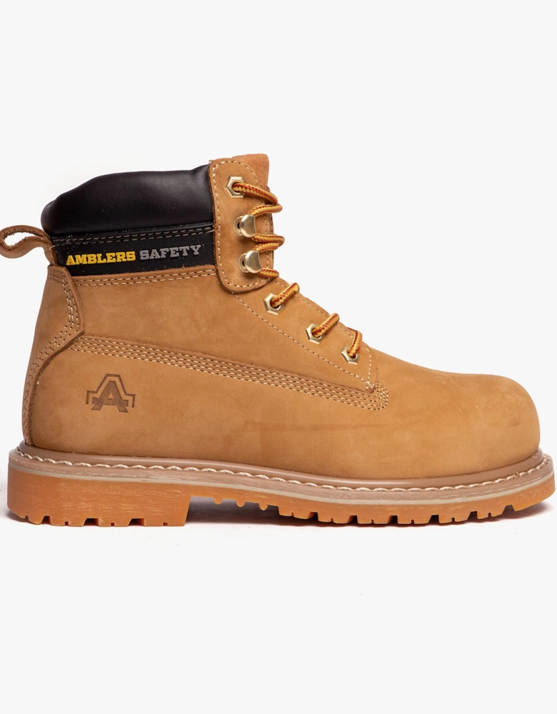 FS7 Unisex Safety Boots Honey