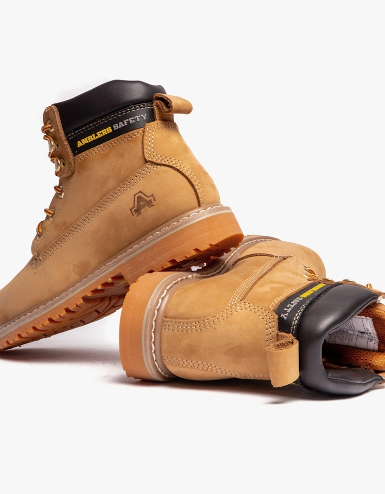 FS7 Unisex Safety Boots Honey