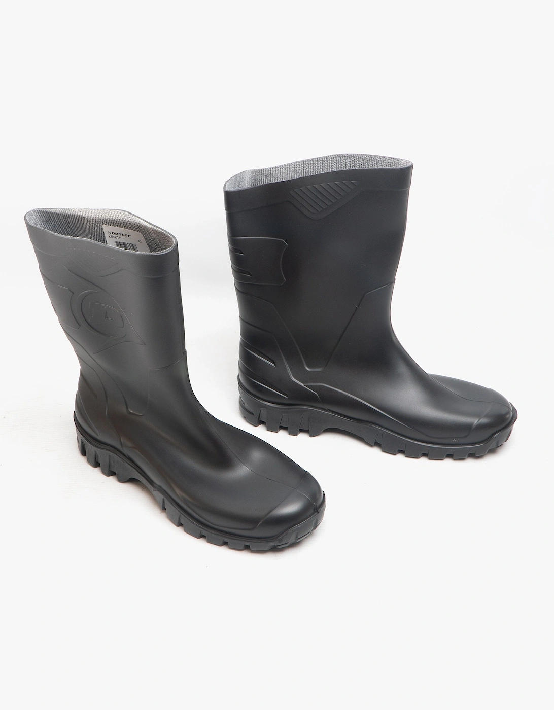 DEE Unisex Half Length Wellington Boots Black