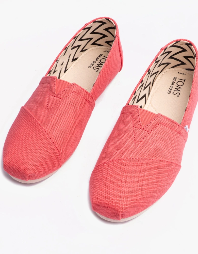 ALPARGATA Womens Espadrilles Shell Pink