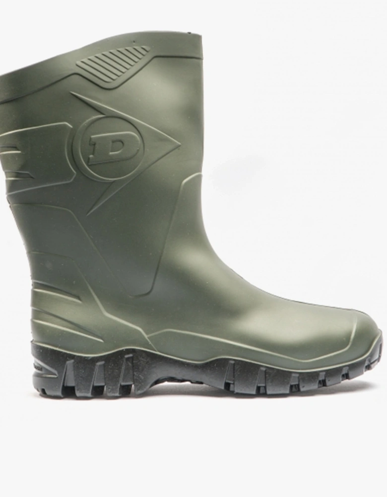 DEE Unisex Half Length Wellington Boots Green