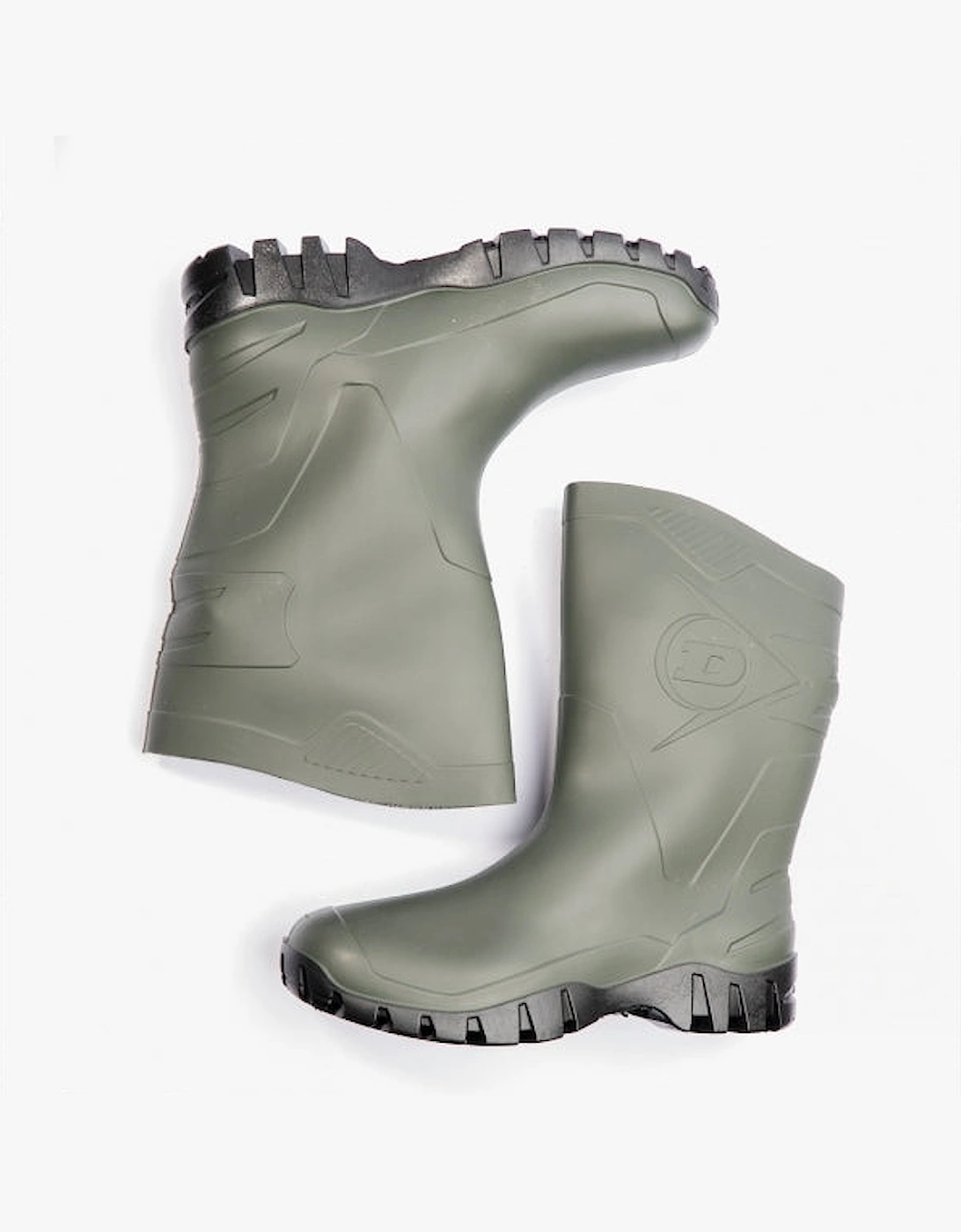 DEE Unisex Half Length Wellington Boots Green