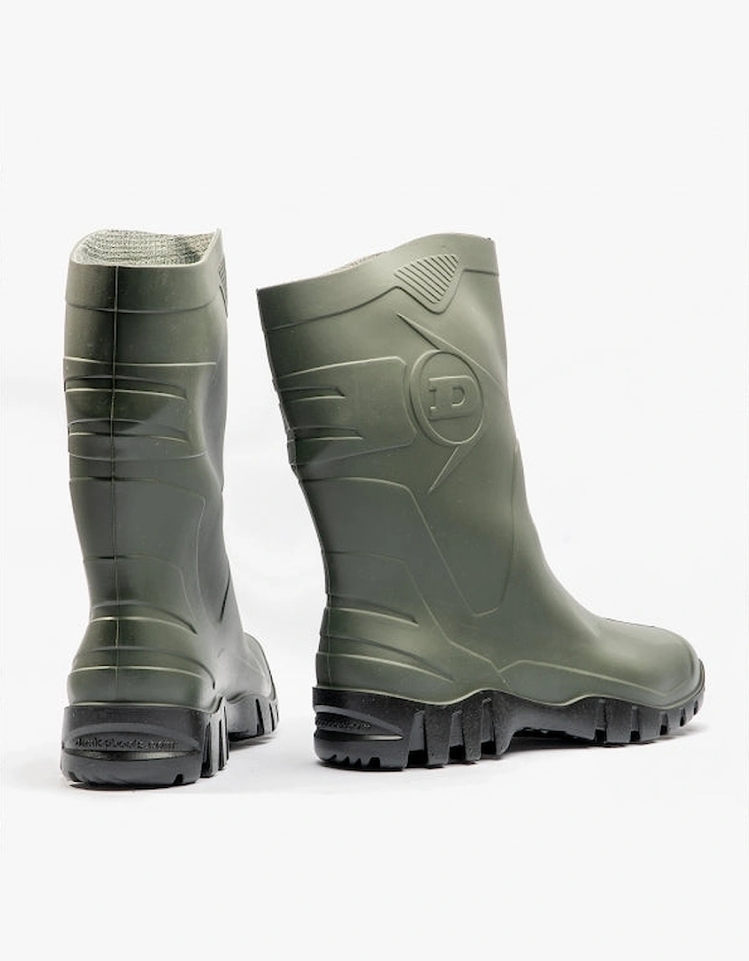 DEE Unisex Half Length Wellington Boots Green