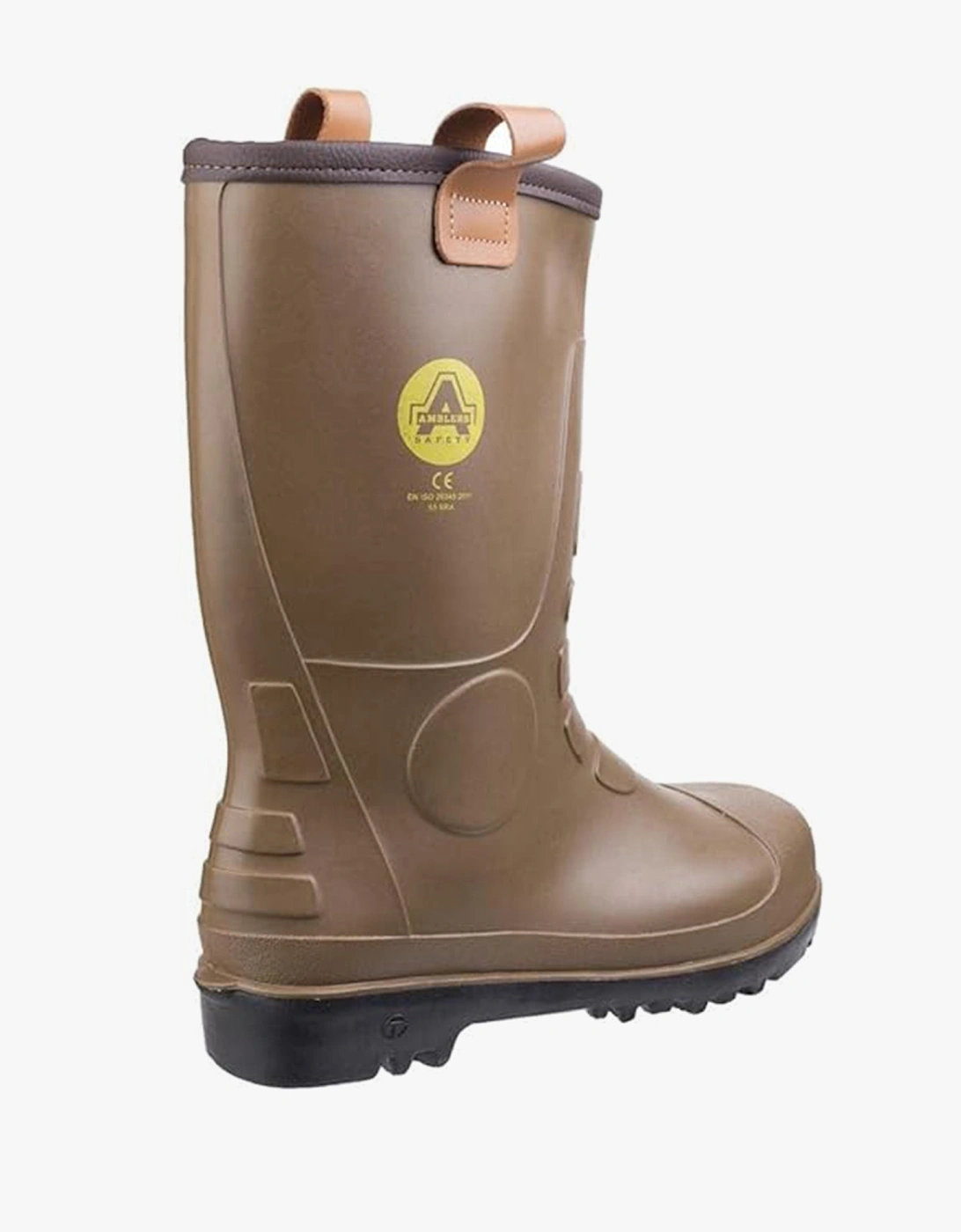 FS95 Unisex Rigger Safety Boots Wellingtons Tan