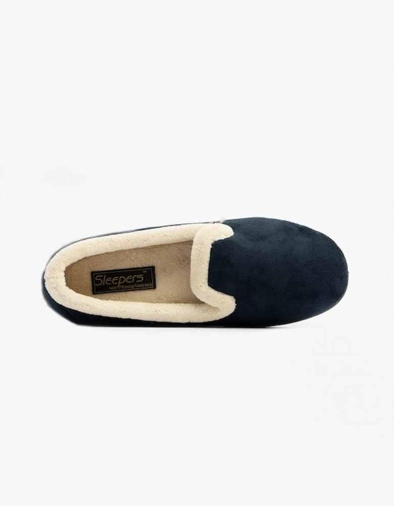 SOPHIA Womens Full Slippers Navy