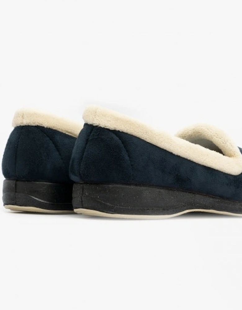 SOPHIA Womens Full Slippers Navy