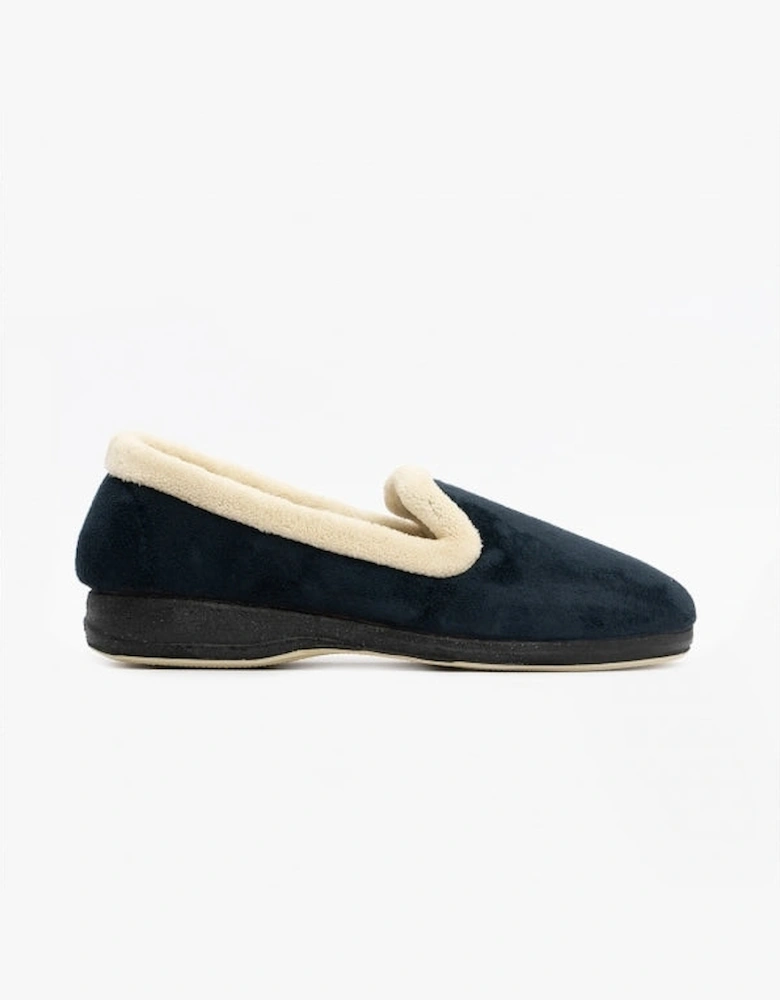 SOPHIA Womens Full Slippers Navy