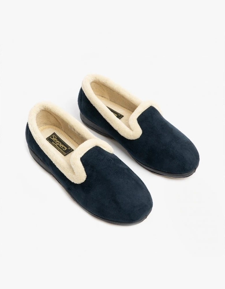 SOPHIA Womens Full Slippers Navy