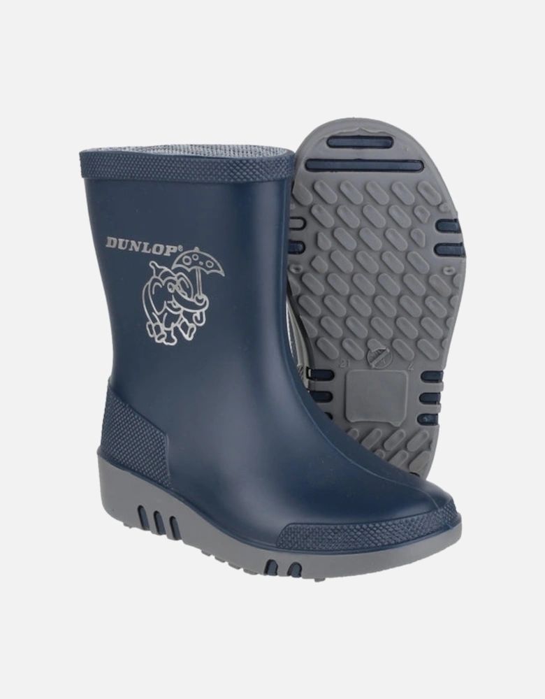 MINI ELEPHANT Kids Wellington Boots Blue