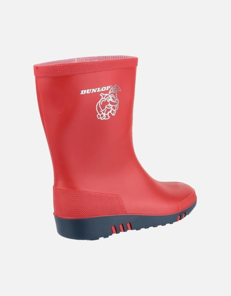 MINI ELEPHANT Kids Wellington Boots Red