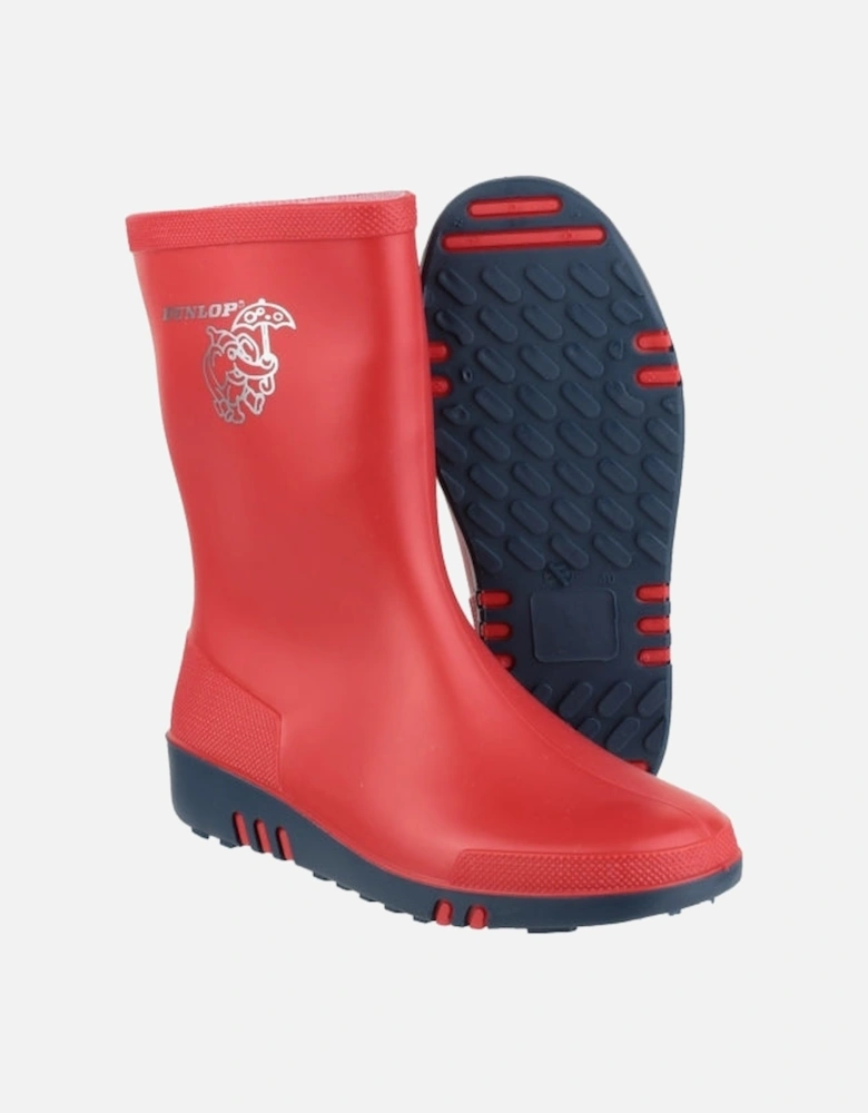 MINI ELEPHANT Kids Wellington Boots Red