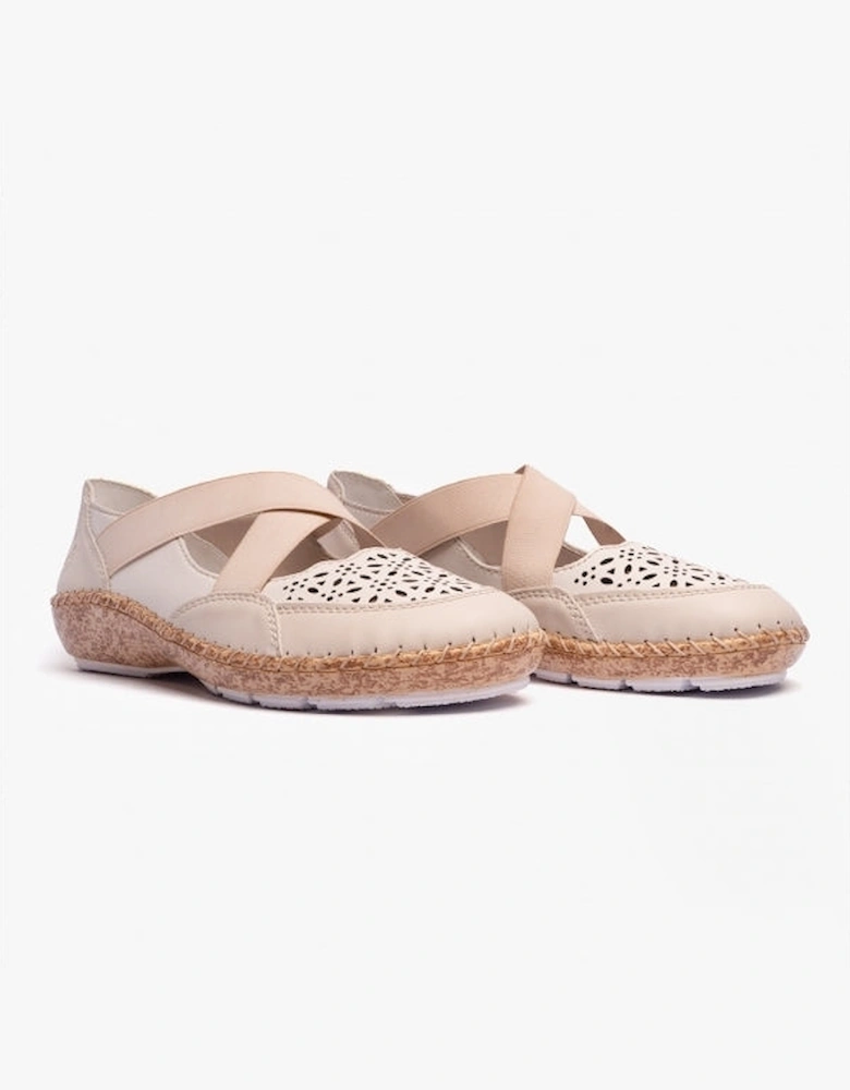 44853-60 Womens Shoes Beige