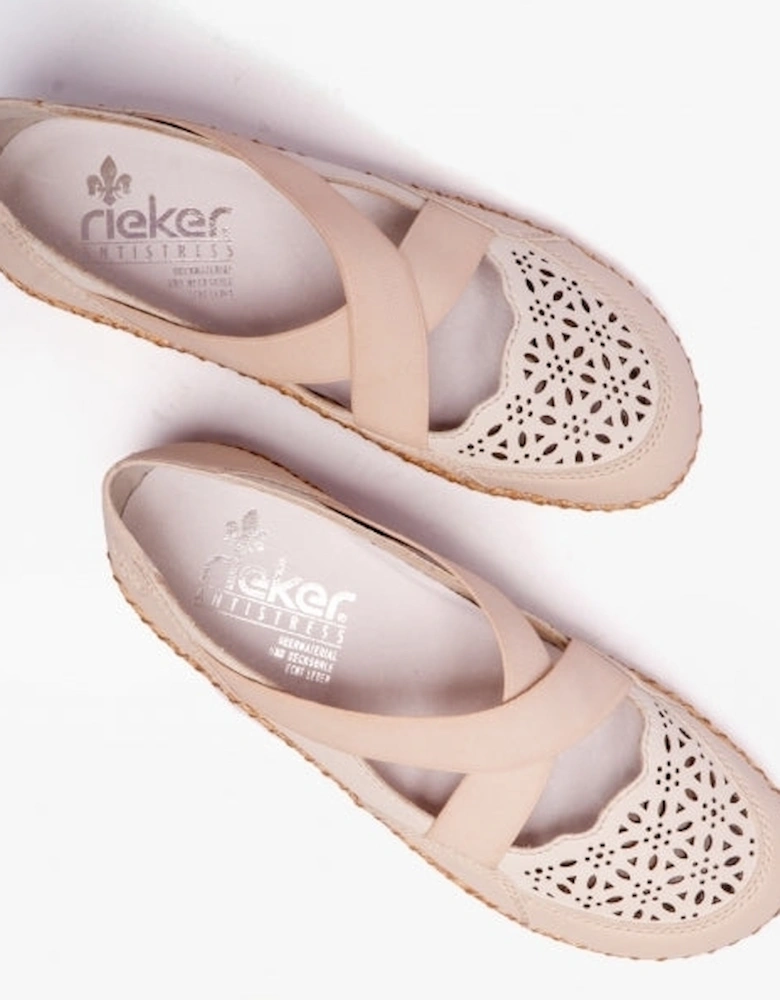 44853-60 Womens Shoes Beige