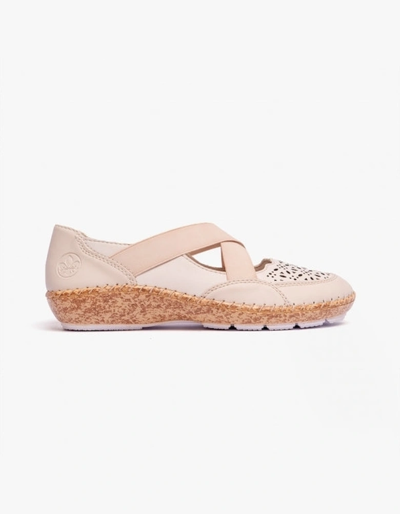 44853-60 Womens Shoes Beige