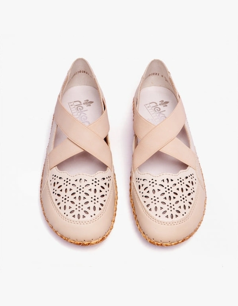 44853-60 Womens Shoes Beige