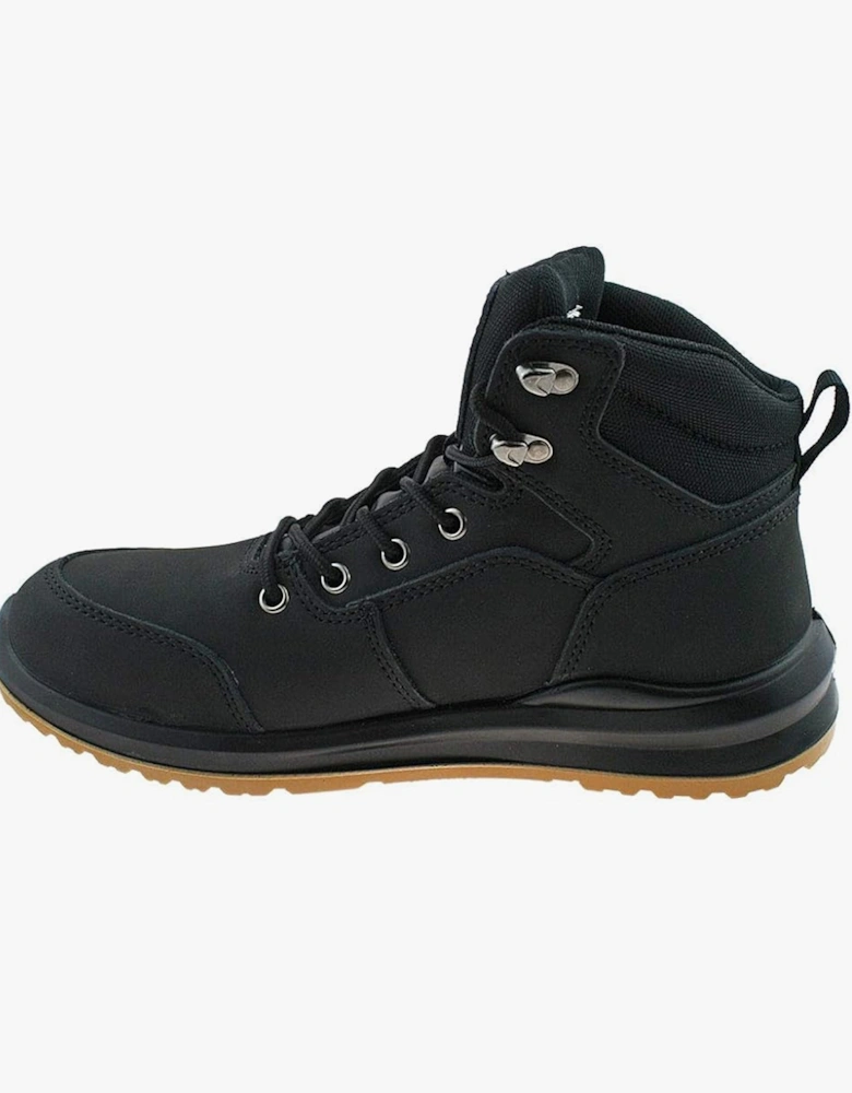 M513A Unisex Nubuck Steel Toe Boots Black