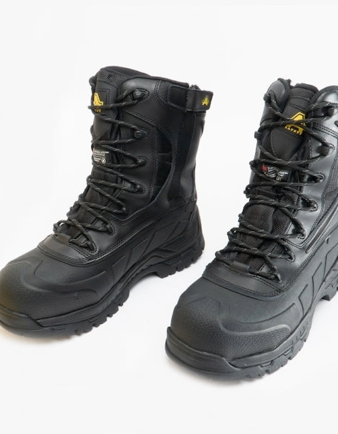 SKOMER Mens Safety Boots Black