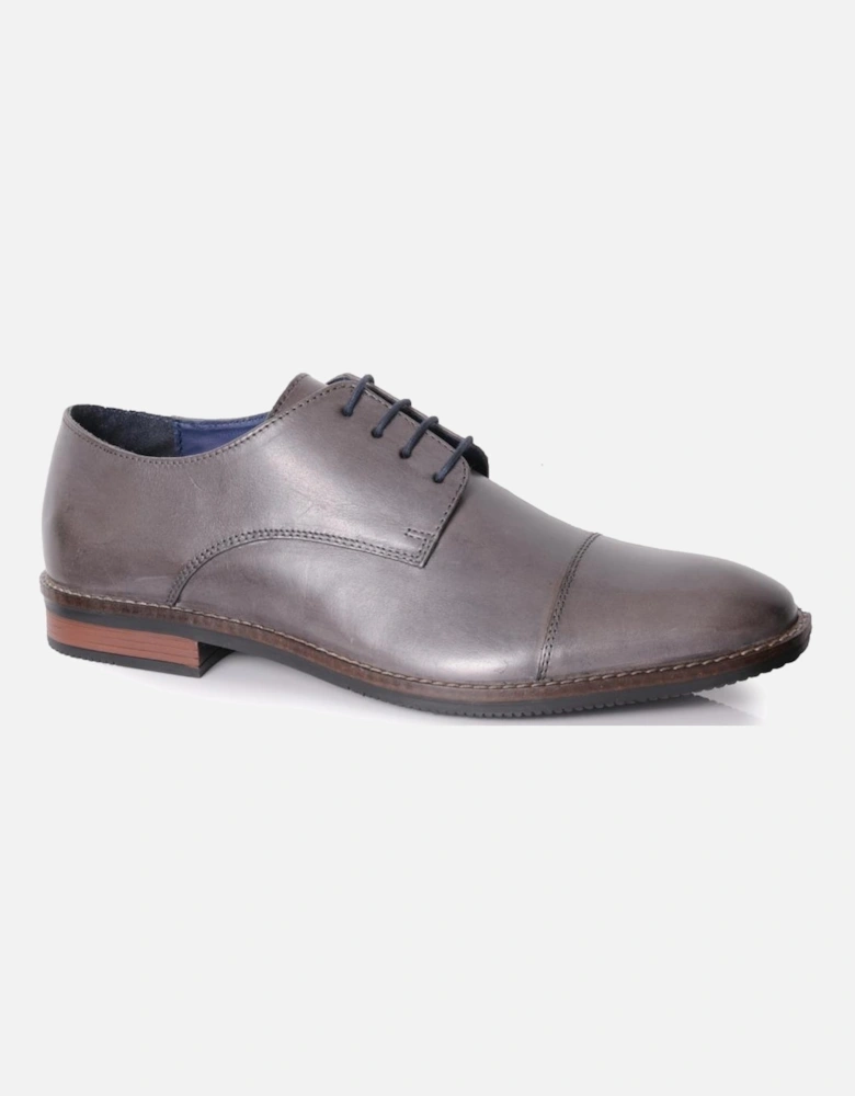 RUFUS Mens Derby Shoes Grey