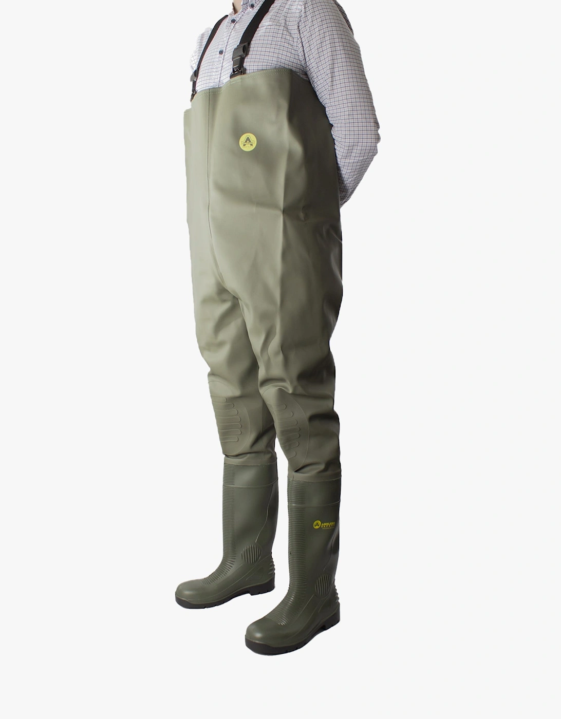 TYNE Unisex Safety Waders Green