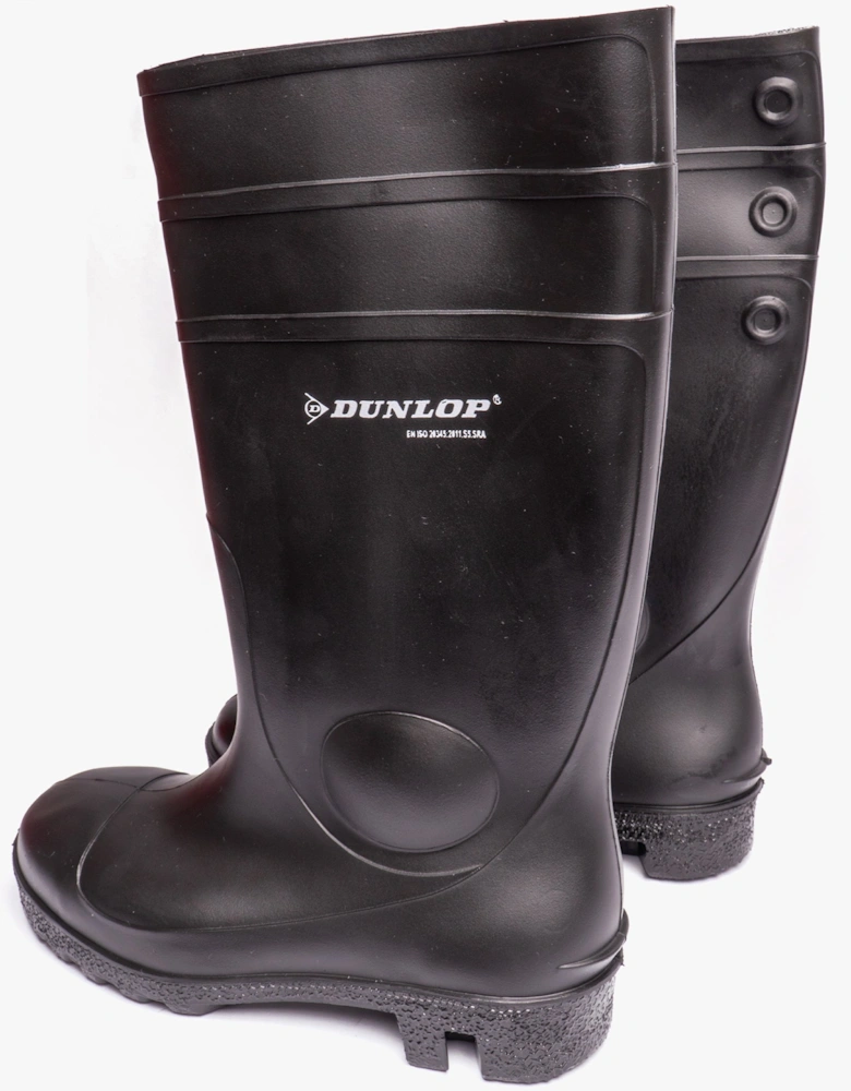 PROTOMASTOR Unisex Safety Wellington Boots Black