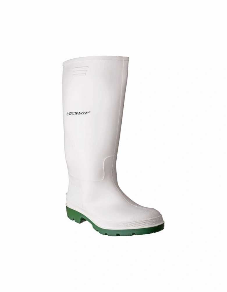 PRICEMASTOR Womens Wellington Boots White/Green