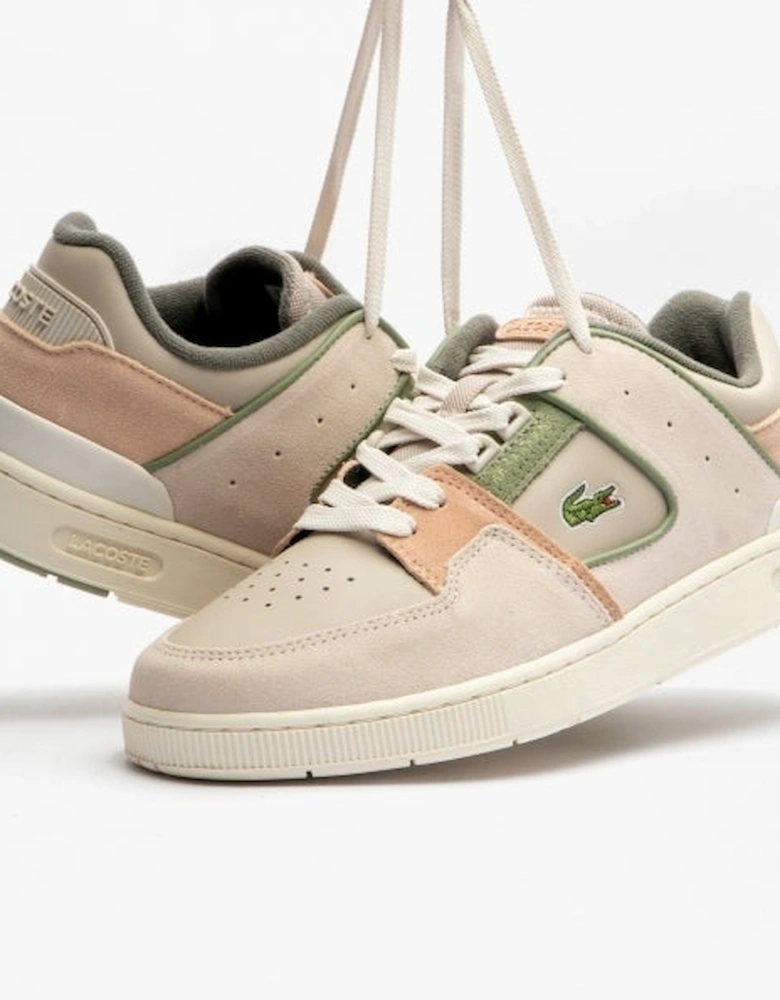 COURT CAGE 222 6 Womens Trainers Off White/Light Brown