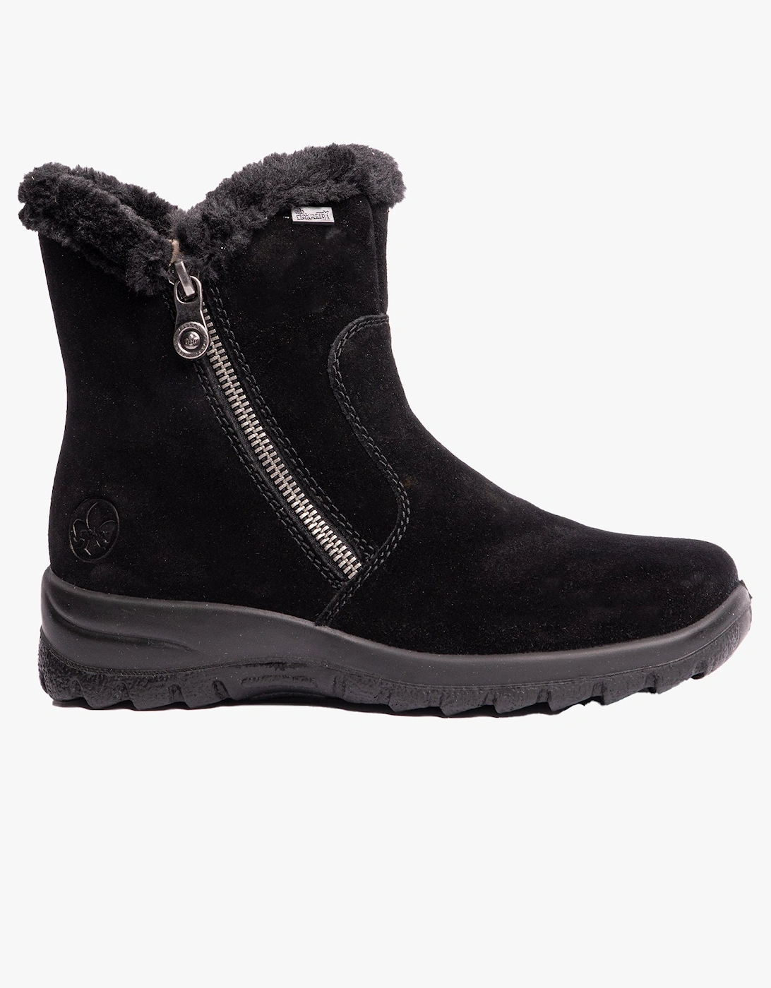 Women's Rieker L7162-00 Womens Ankle Boots Black - Size: 3.5