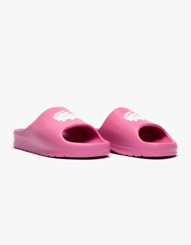 CROCO 2.0 Womens Cushioned Sliders Pink/Off White