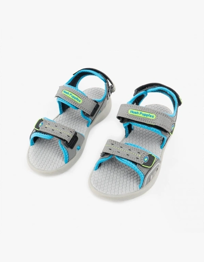 MARIO Kids Touch Fasten Sandals Grey