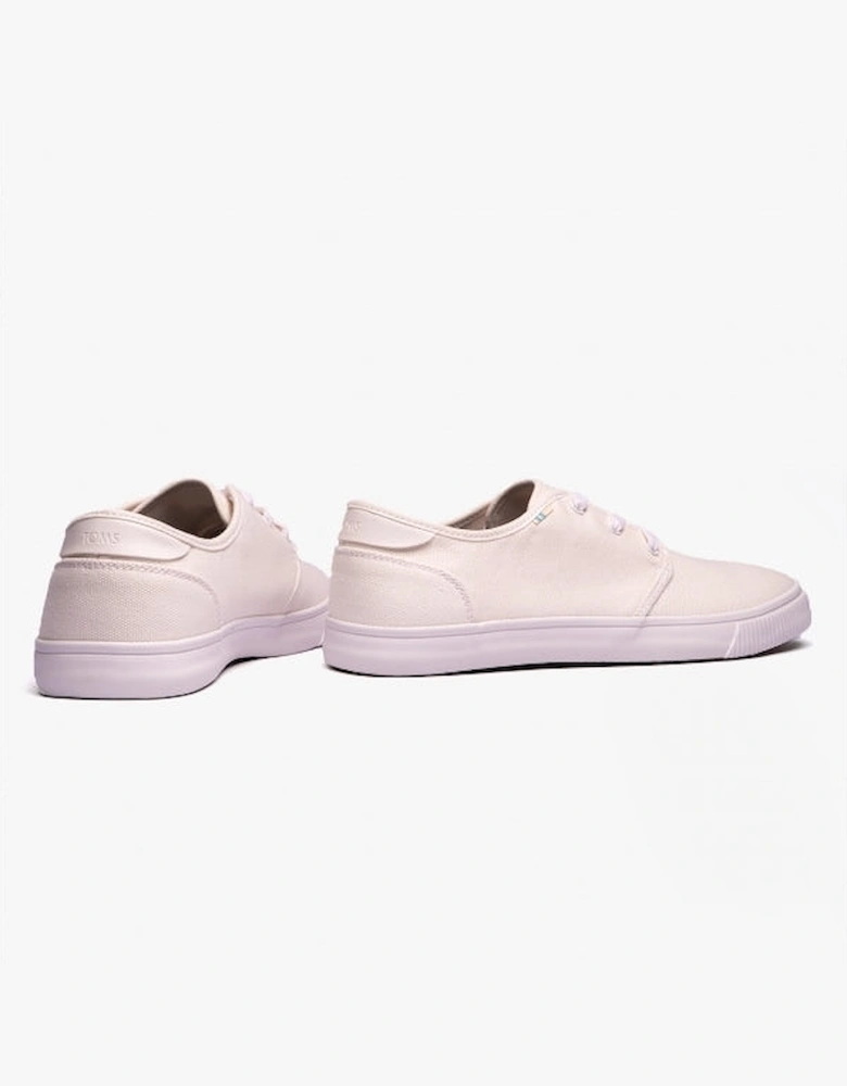 CARLO Mens Canvas Trainers White