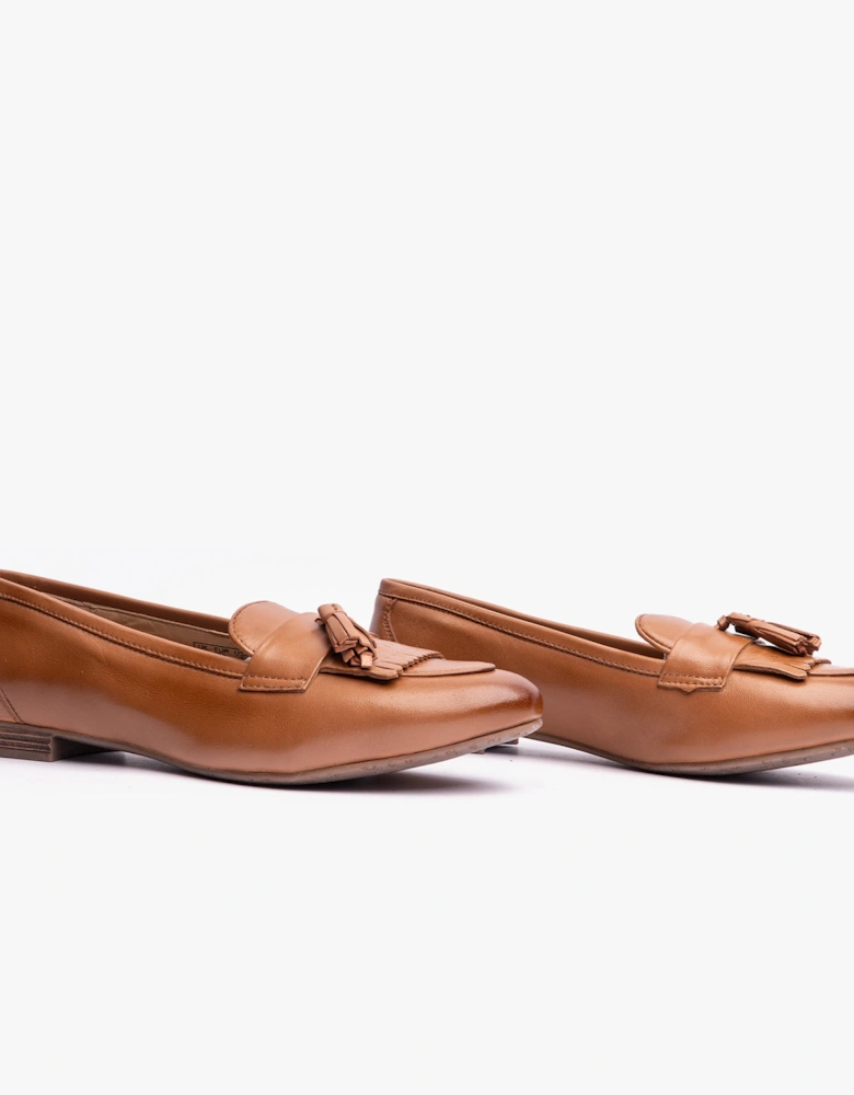 MARISSA TASSEL Womens Loafers Tan