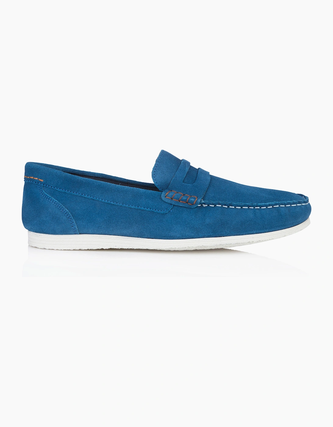 Men's Silver Street London STANHOPE Mens Loafers Blue - Size: 11
