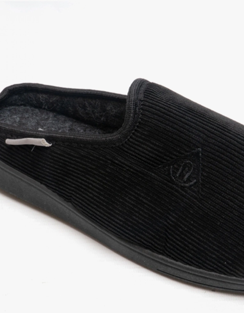 TED Mens Mule Slippers Black