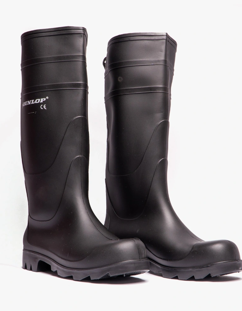 UNIVERSAL Mens Non-Safety Wellington Boots Black