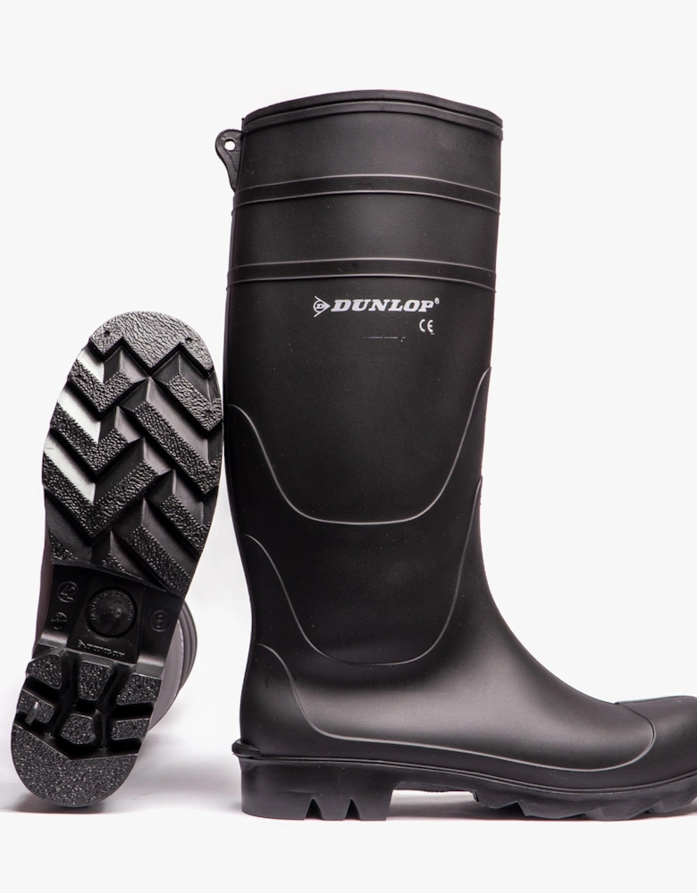 UNIVERSAL Mens Non-Safety Wellington Boots Black