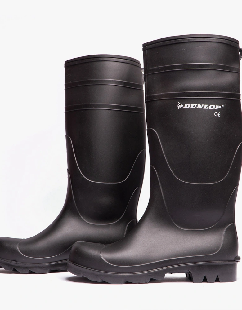 UNIVERSAL Mens Non-Safety Wellington Boots Black