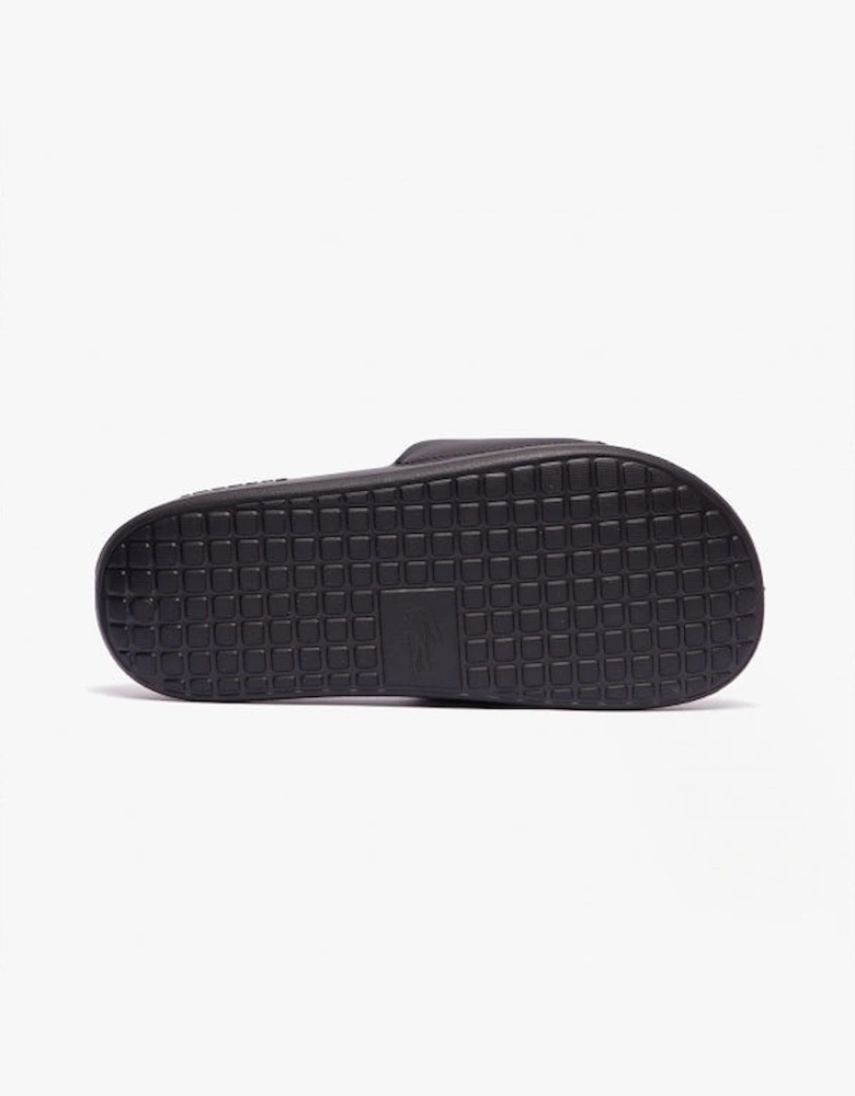 CROCO Womens Logo Sliders Black/White