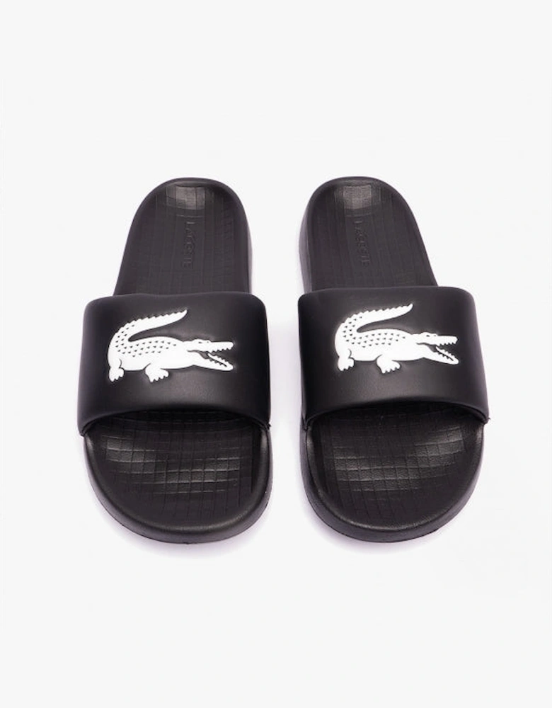 CROCO Womens Logo Sliders Black/White