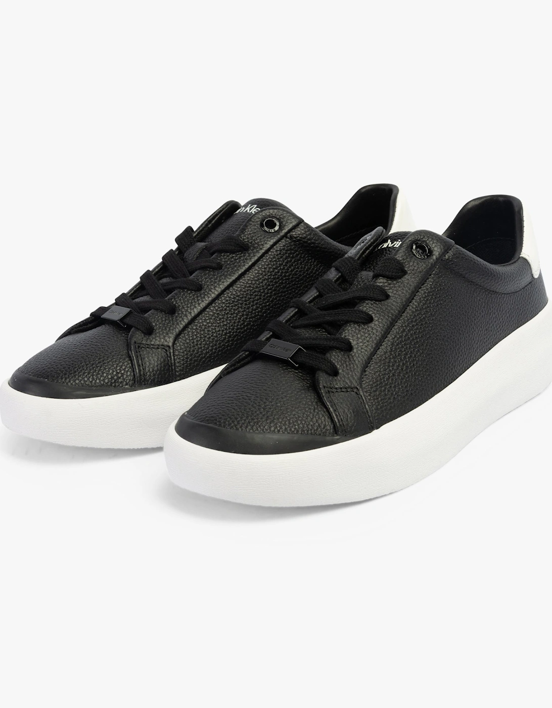 VULCANISED LACE UP Womens Trainers Black / White