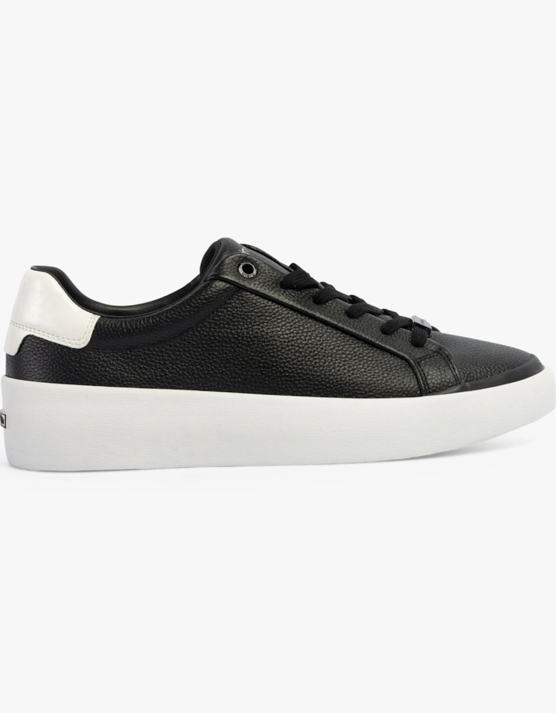 VULCANISED LACE UP Womens Trainers Black / White