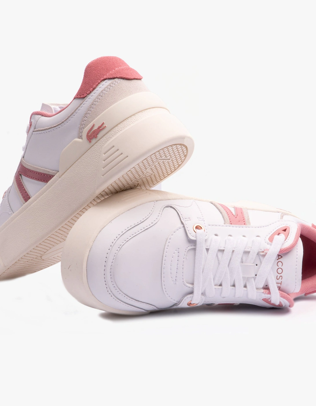 L002 EVO 124 1 Womens Trainers White/Light Pink