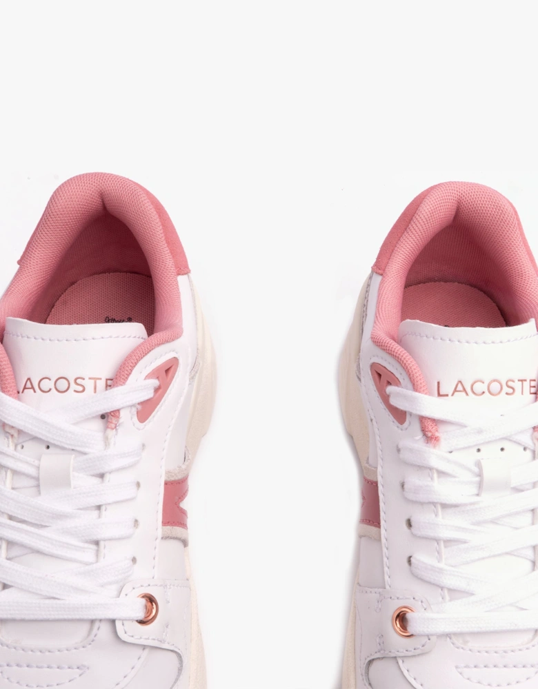 L002 EVO 124 1 Womens Trainers White/Light Pink