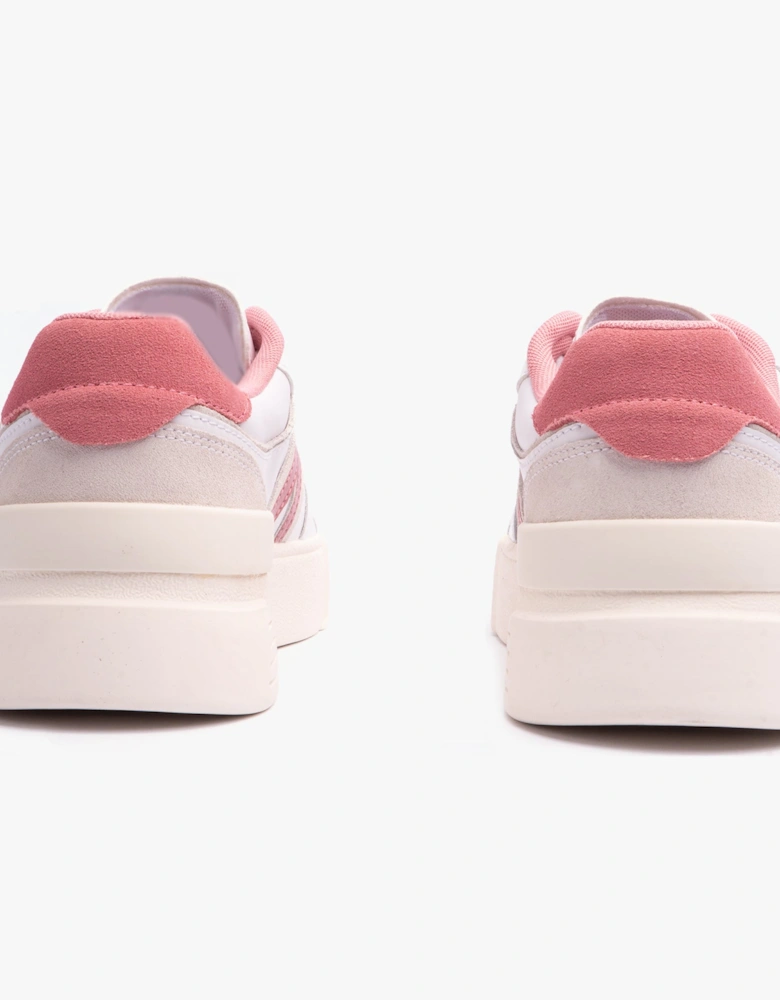 L002 EVO 124 1 Womens Trainers White/Light Pink