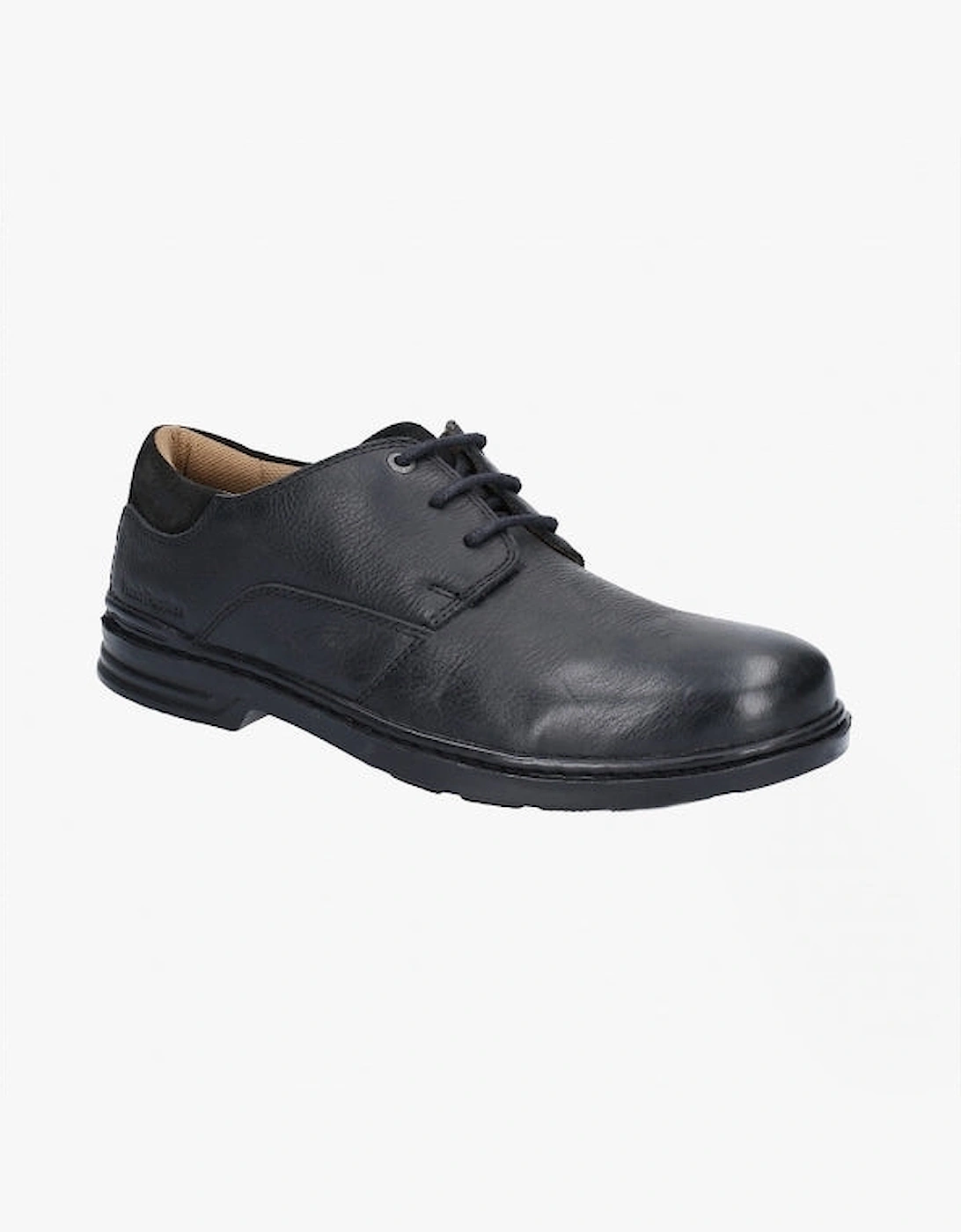 MAX HANSTON Mens Leather Shoes Black