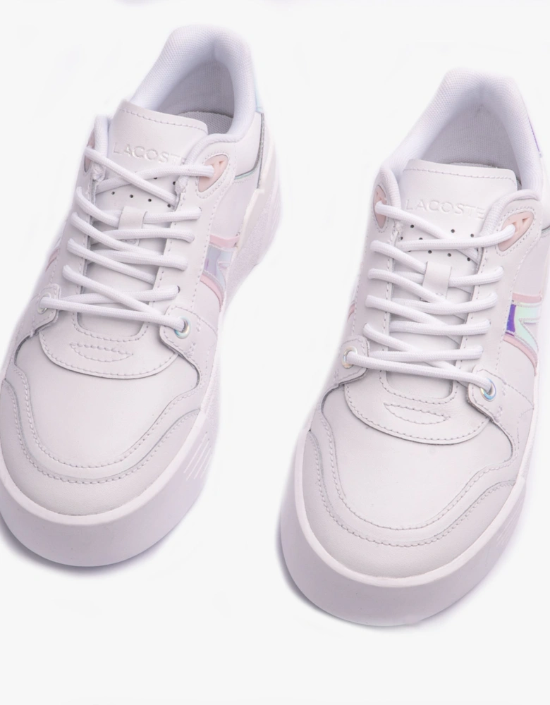 L002 EVO 124 5 Womens Trainers White/Light Pink