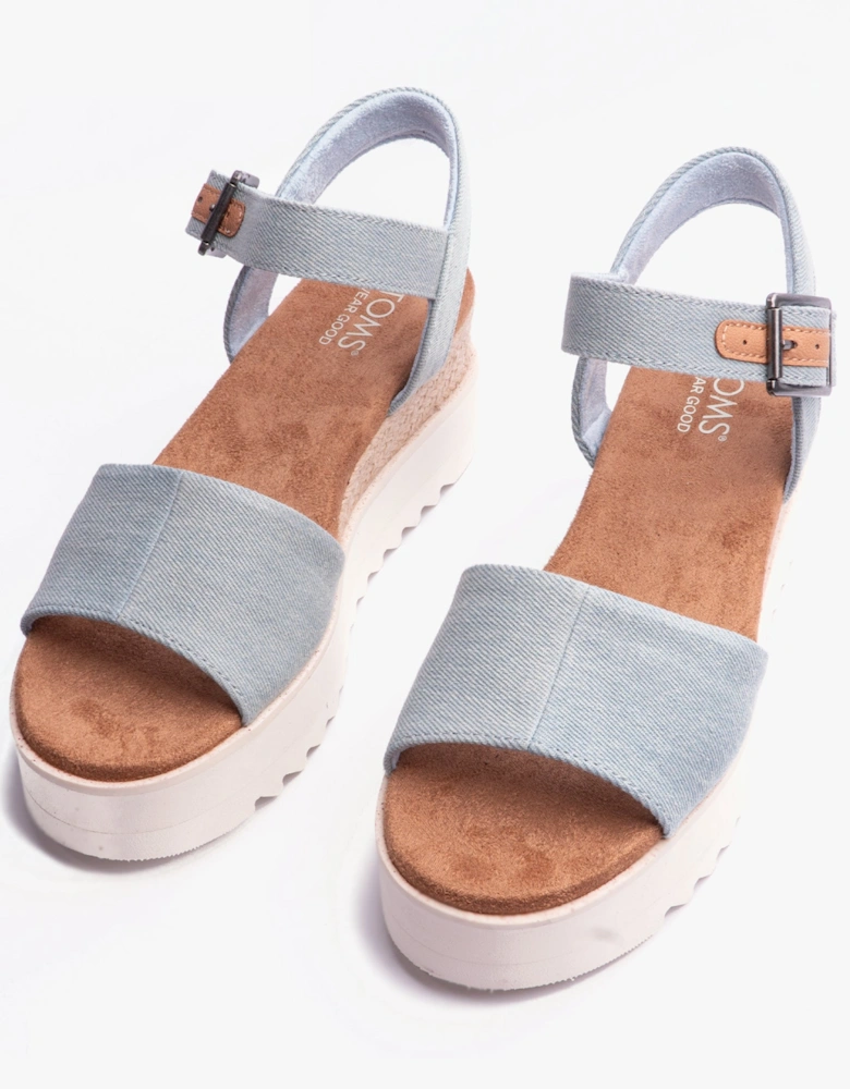 DIANA Womens Sandals Pastel Blue