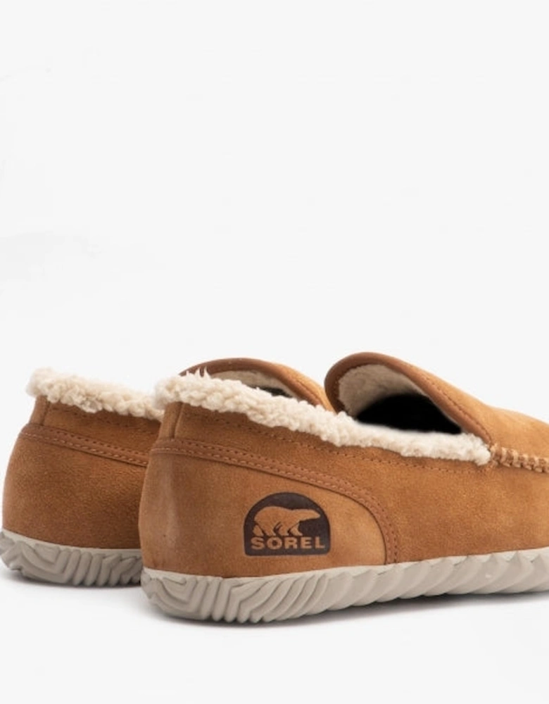 DUDE MOC Mens Suede Moccasins Elk