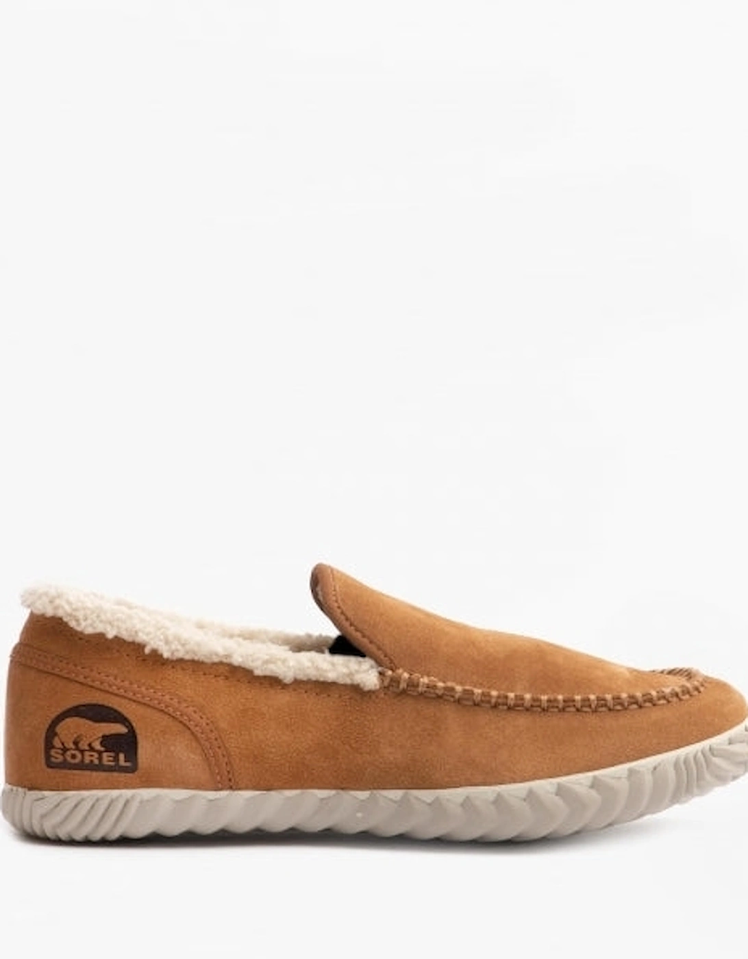 Men's Sorel DUDE MOC Mens Suede Moccasins Elk - Brown - Size: 7